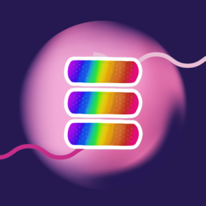 Rainbow Bandaid Sticker