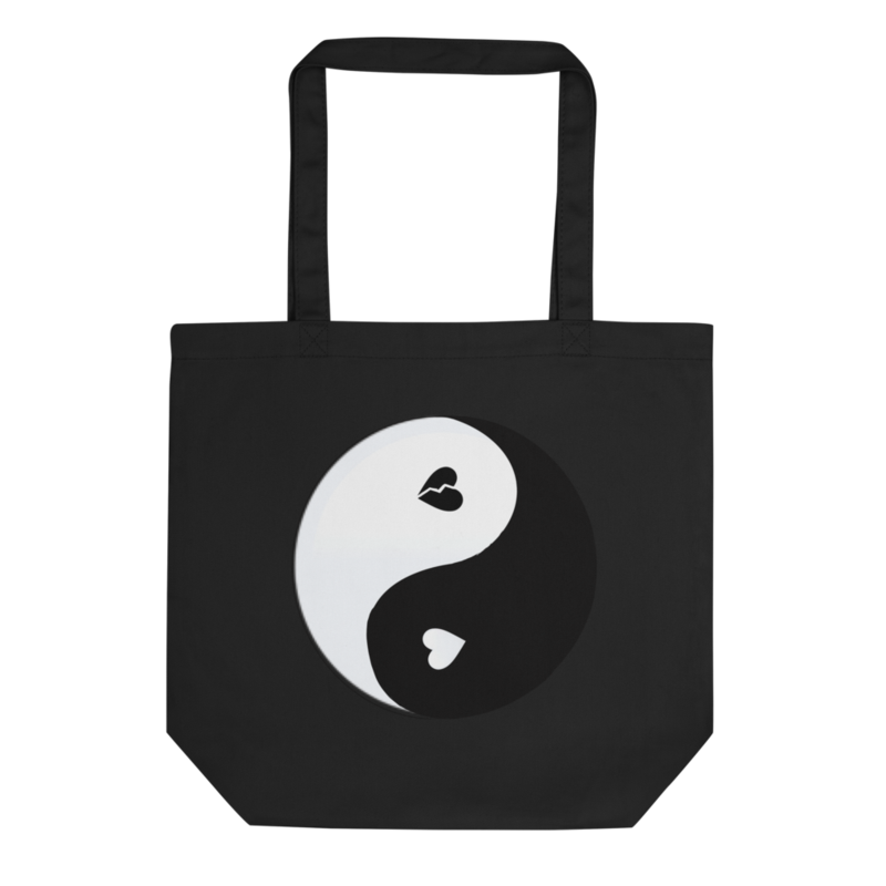 Yin-Yang Heart Eco Tote